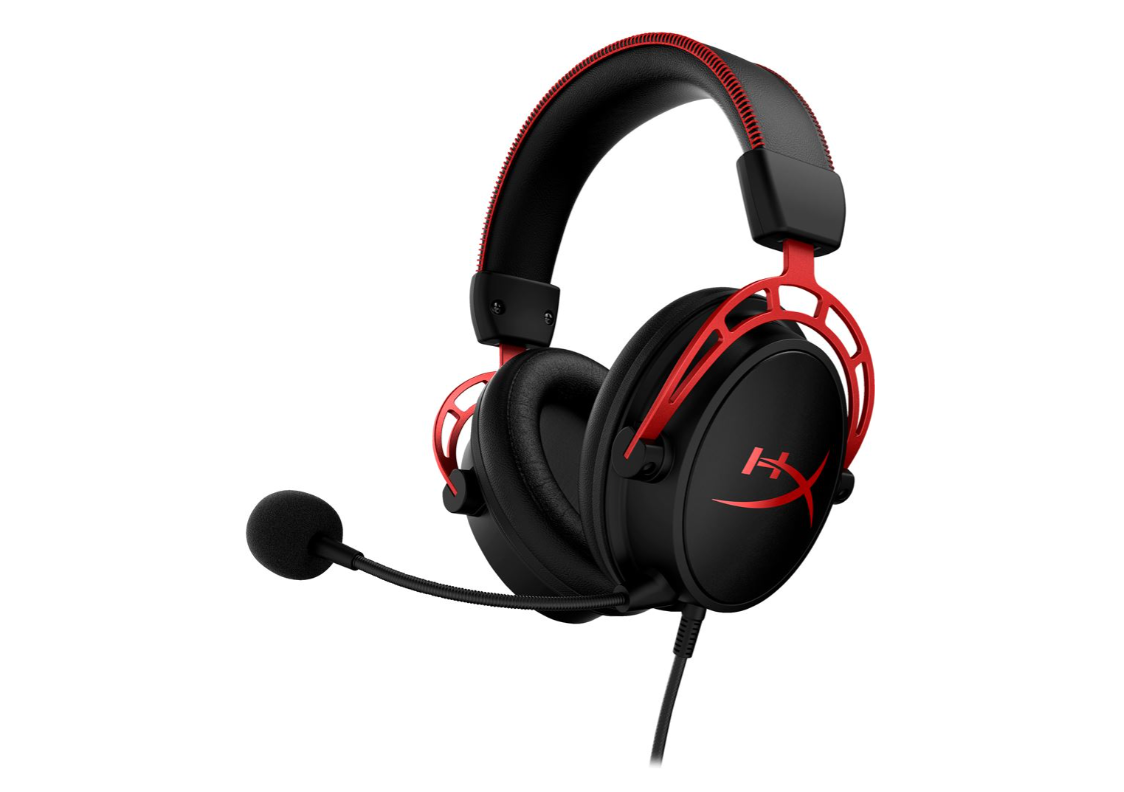 Casque gaming filaire HyperX Cloud Alpha – noir / rouge