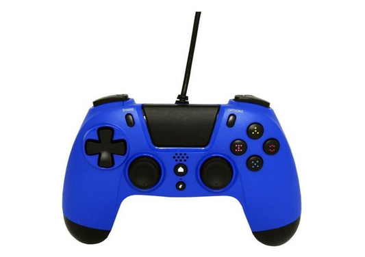 Gioteck VX4 filaire Manette sans fil compatible avec PS4 et PC dark blue