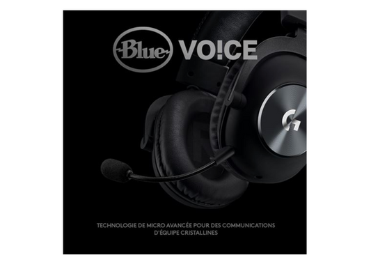 Casque gaming filaire Logitech G Pro X – son surround 7.1, USB